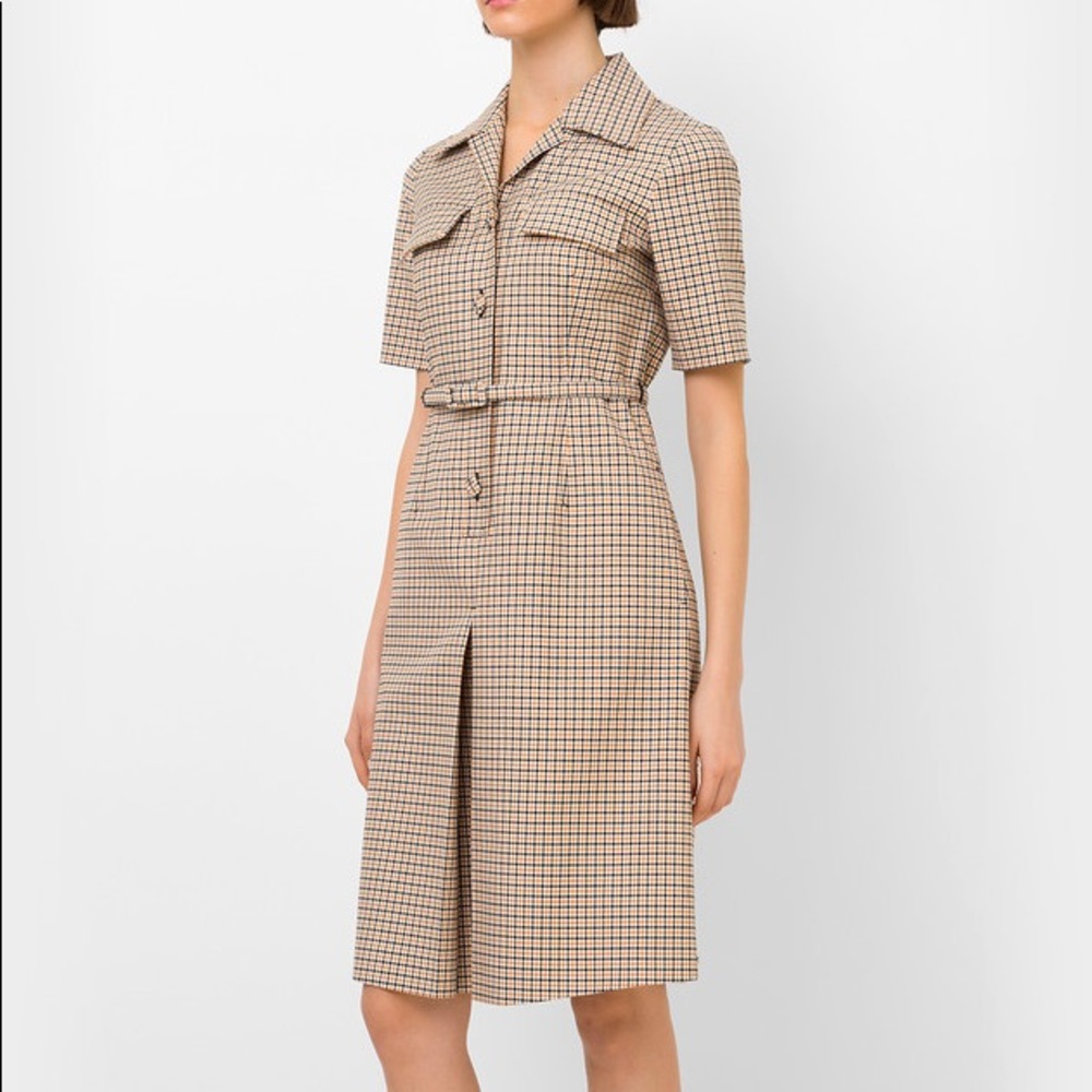 MaxMara SportMax polo neck shirt dress.